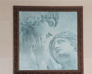 Large Grecian Framed Print