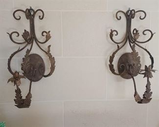 Rustic style sconces