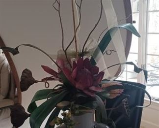 Faux vase centerpiece