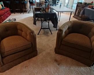 Vintage Barrel Chairs