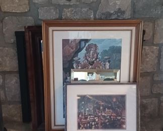 Mirrors and Prints Lot