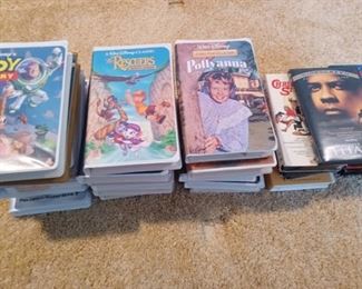 Disney VHS Movies Lot
