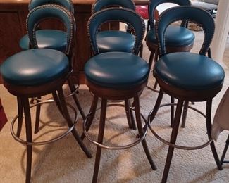 Teal Bar Stools