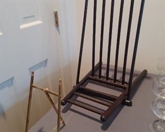 Doll seat and brass stand