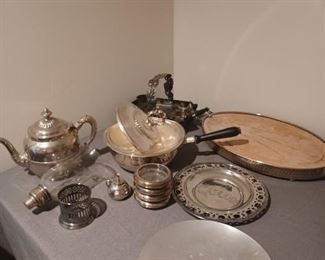 Stainless and Silver Plated Lot