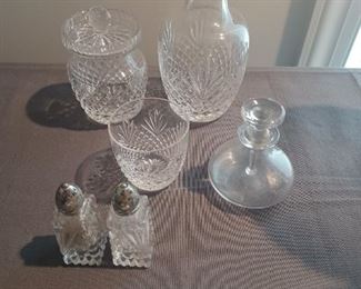 Crystal and cut glass Lot