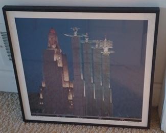 Cityscape Framed Photo Art