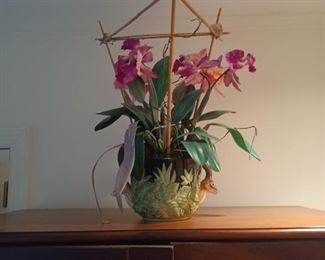 Fitz and Floyd Decorative Flower Pot