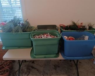 Christmas Tubs Lot #1