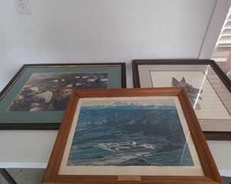 Framed Prints Lot