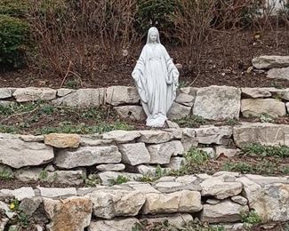 Cement Madonna (Virgin Mary) Statue