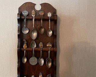 . . . a nice collection of commemorative spoons