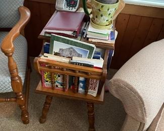 . . . a nice end table with built-in magazine rack