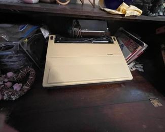 . . . an old electric  typewriter