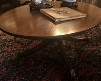 Oval Duncan Phyfe coffee table