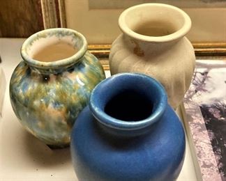 Small pottery vases