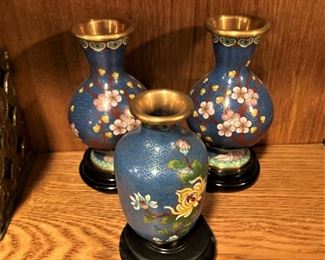 Small  Cloisonné  vases