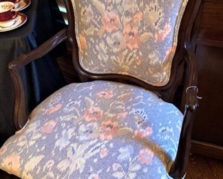 One of two matching chairs