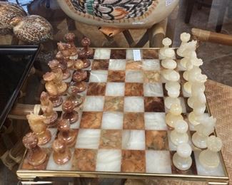 Onyx chess set