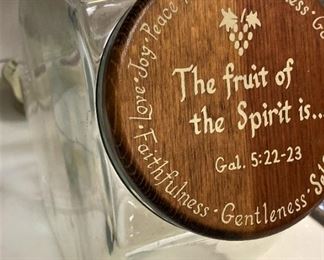"The fruit of the Spirit is . . . " Galatians 5:22-23