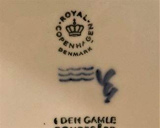 Royal Copenhagen plates from Denmark