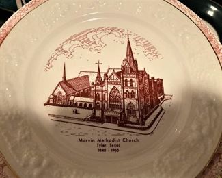 Marvin Methodist Church plate