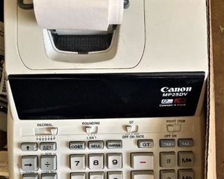 Canon adding machine