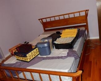 Full size bed & box spring..no mattress