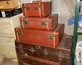 Vintage trunk & luggage