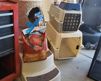 Crates and other pet supplies