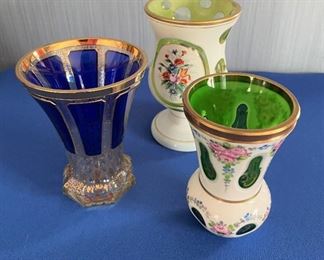 Antique Bohemian glass