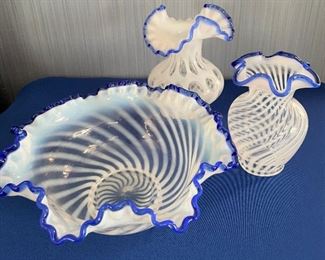 Large collection of Fenton glass