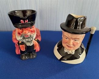 Ceramic character jugs