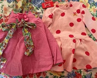 Girl clothing including newborn through grade school