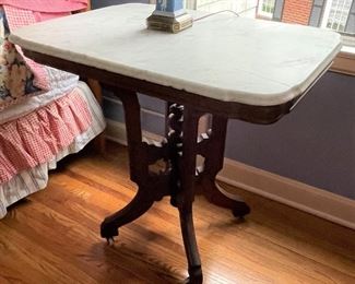 marble top table
