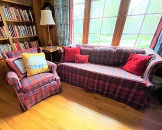 Plaid den furniture
