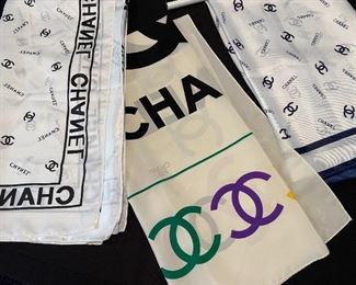 Chanel silk scarves
