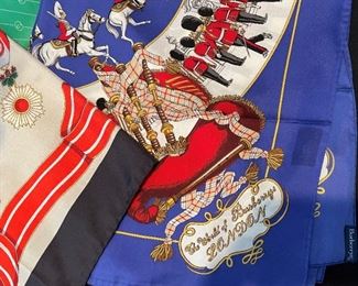 Burberry silk scarves