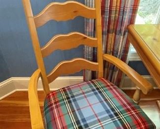 Detail of dining chairs