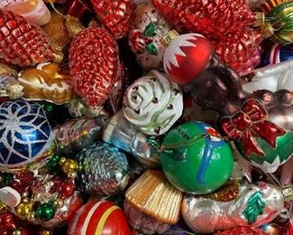 Vintage and new Christmas, including Radko and House of Hatten