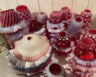 Fenton lamp shades