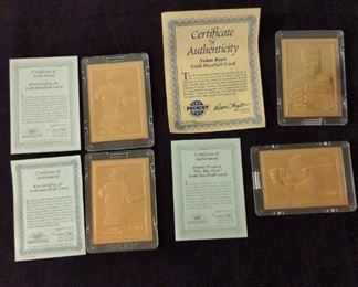 Gold Foiled Baseball Cards