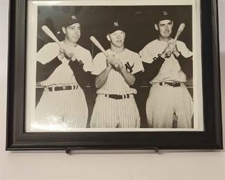 Joe DiMaggio Mickey Mantle Ted Williams