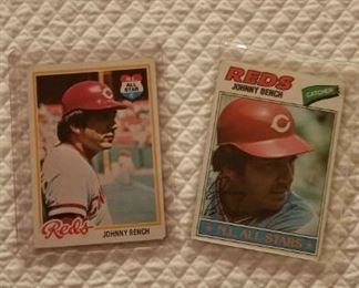 Johnny Bench 2 Cards