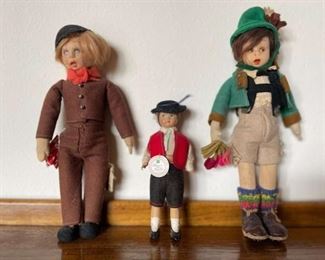 3 Lenci Boy Dolls
