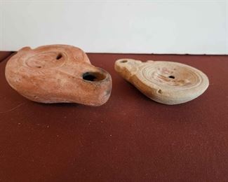 Arabic Oil Lamps Ca 100AD To 200 AD