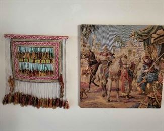 Arabic Tapestry Beaded Hanging