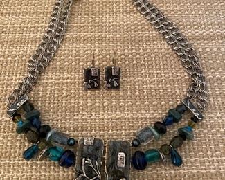 Chico’s necklace and earrings