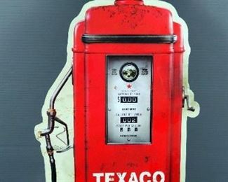Metal Texaco Gas Pump Wall Decor, 23.5" x 10", New In Package