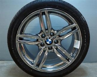 BMW 19" Factory Wheel Rim OEM #7842652 With Federal Formoza FD2 245/40ZR19 Tire, Appears New